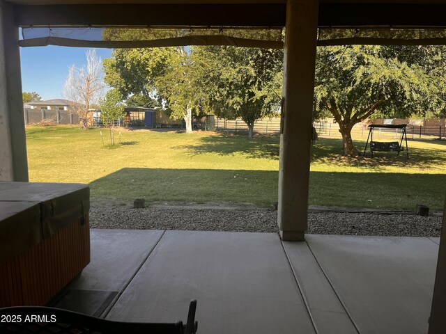 25722 S 179th St, Queen Creek, AZ 85142 - view of yard with a patio area
