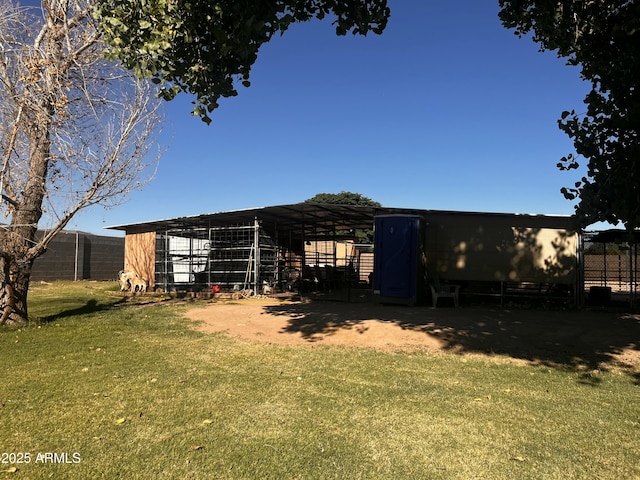 25722 S 179th St, Queen Creek, AZ 85142 - view of yard with an outdoor structure