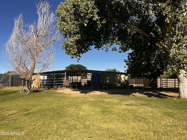 25722 S 179th St, Queen Creek, AZ 85142 - view of yard with an outdoor structure