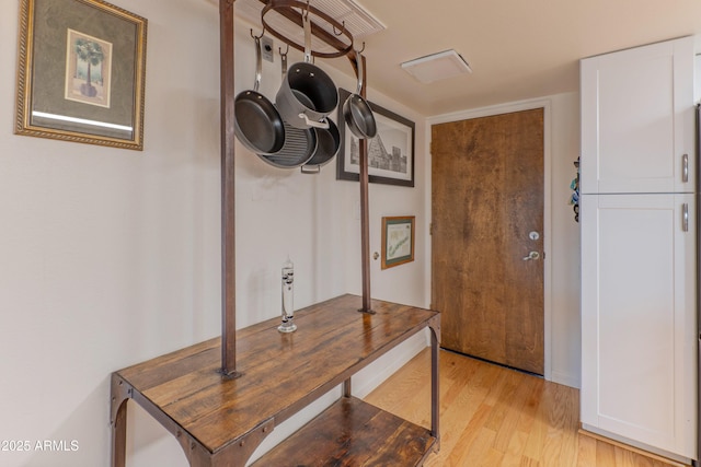 interior space with light wood-style floors