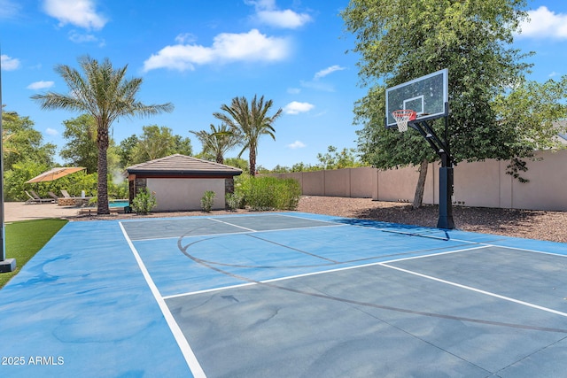 2371 E Sanoque Ct, Gilbert, AZ 85298 - view of sport court with basketball hoop