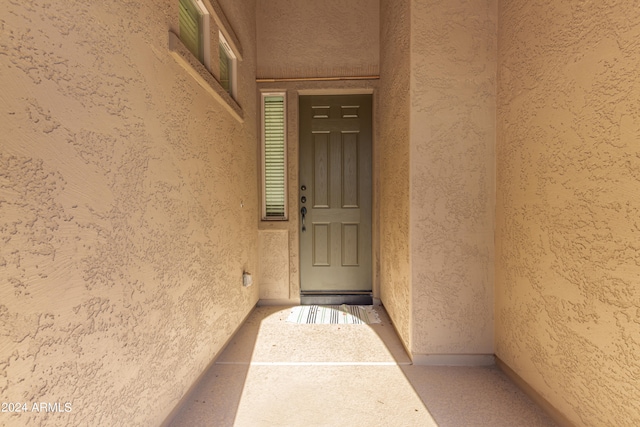 view of entrance to property