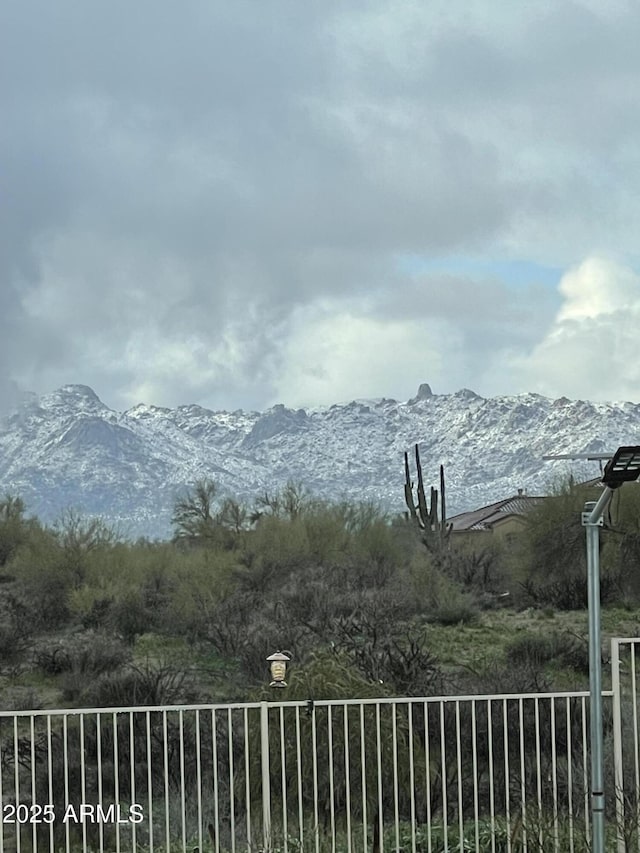 view of mountain feature