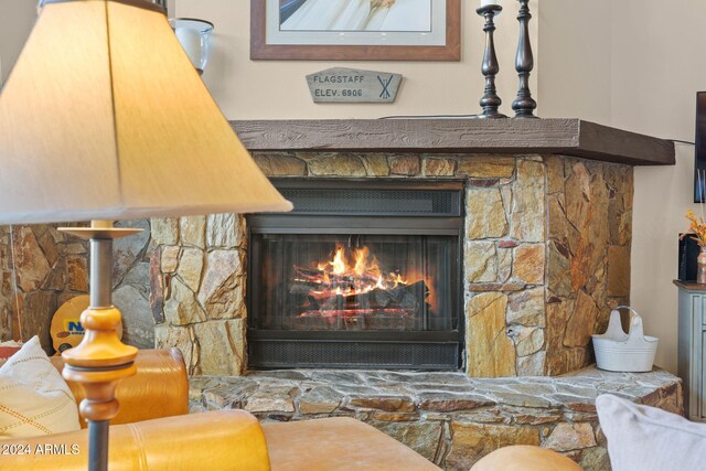 2900 N Saddleback Way Unit 9, Flagstaff, AZ 86004 - detailed view of a fireplace