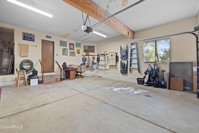 2900 N Saddleback Way Unit 9, Flagstaff, AZ 86004 - garage with gas water heater and a garage door opener