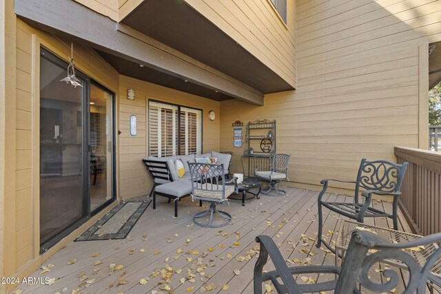 2900 N Saddleback Way Unit 9, Flagstaff, AZ 86004 - view of deck