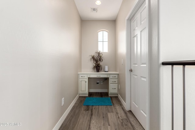 5407 S Tatum Ln, Gilbert, AZ 85298 - doorway featuring wood finished floors and baseboards
