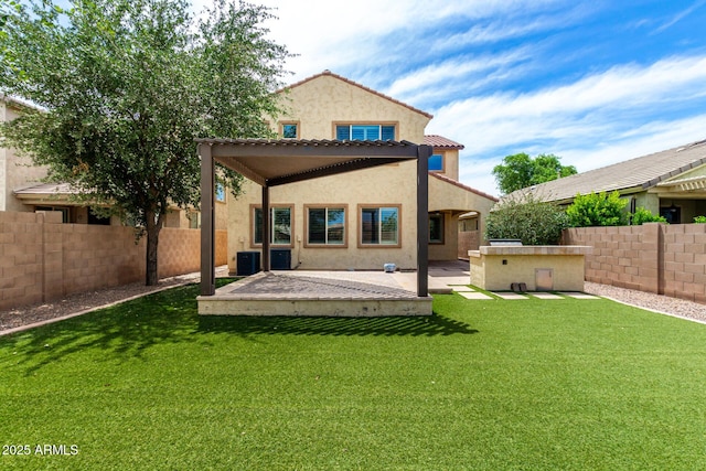 5407 S Tatum Ln, Gilbert, AZ 85298 - back of house with a patio area and stucco siding