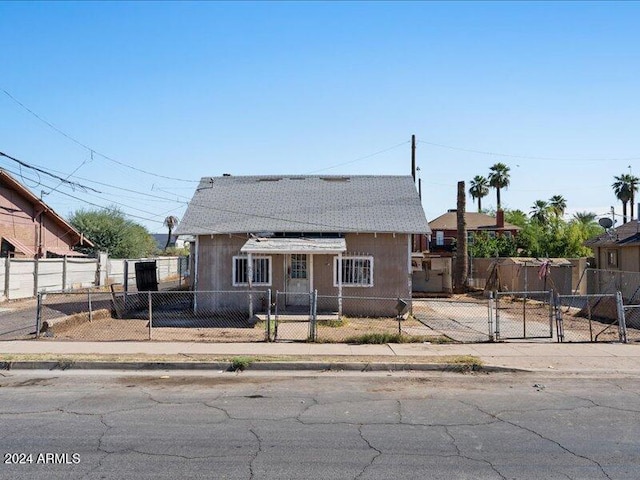 view of bungalow-style home