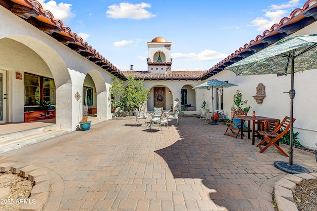 view of patio