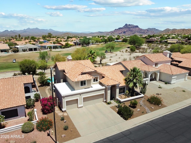 4002 N San Gabriel Cir, Mesa, AZ 85215 - aerial view of residential area featuring a mountainous background
