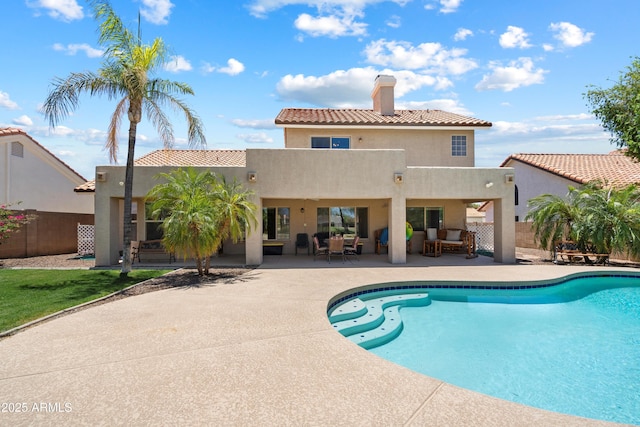4002 N San Gabriel Cir, Mesa, AZ 85215 - swimming pool with a patio and outdoor lounge area