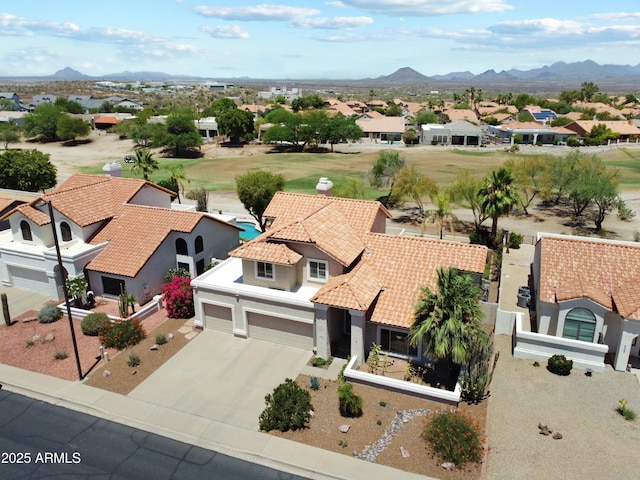 4002 N San Gabriel Cir, Mesa, AZ 85215 - aerial view of residential area with a mountain backdrop