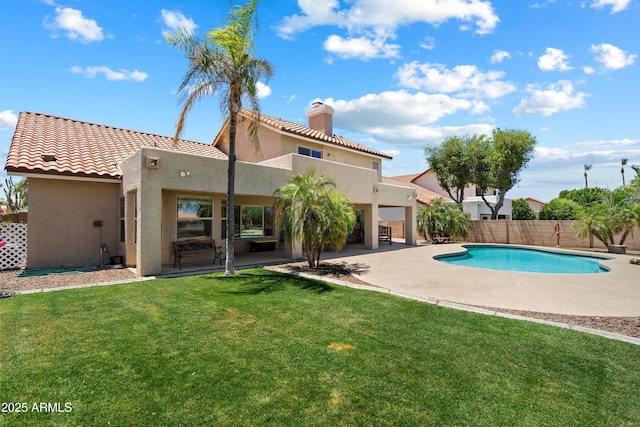 4002 N San Gabriel Cir, Mesa, AZ 85215 - view of pool with a patio area and a fenced backyard