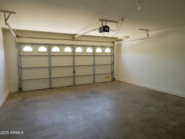 43241 W Kristal Ln, Maricopa, AZ 85138 - garage with baseboards and a garage door opener