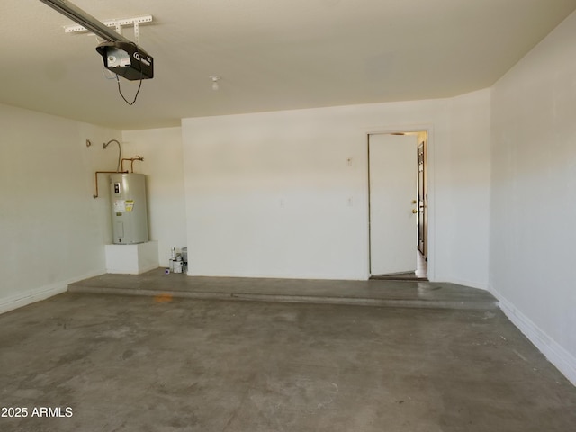 43241 W Kristal Ln, Maricopa, AZ 85138 - garage with electric water heater and a garage door opener