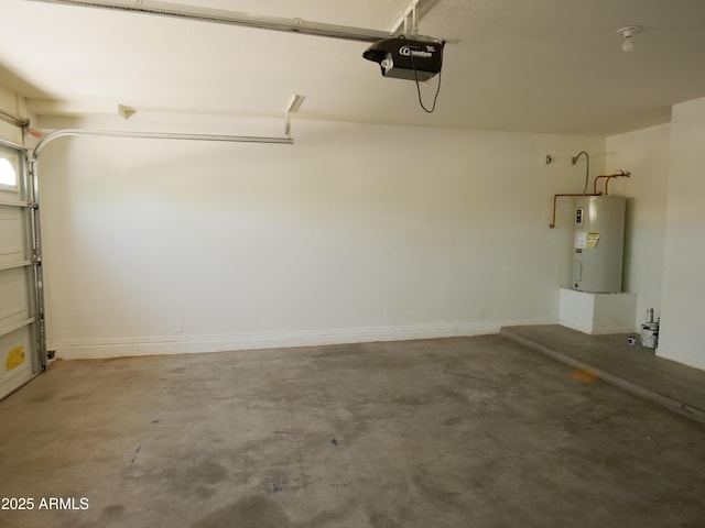 43241 W Kristal Ln, Maricopa, AZ 85138 - garage featuring water heater and a garage door opener