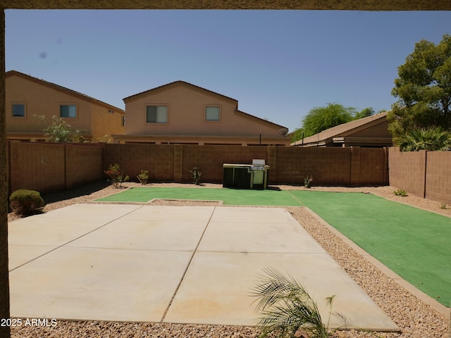 43241 W Kristal Ln, Maricopa, AZ 85138 - fenced backyard featuring a patio