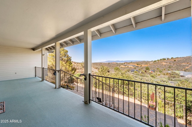 128 N French Dr, Prescott, AZ 86303 - balcony with a mountain view