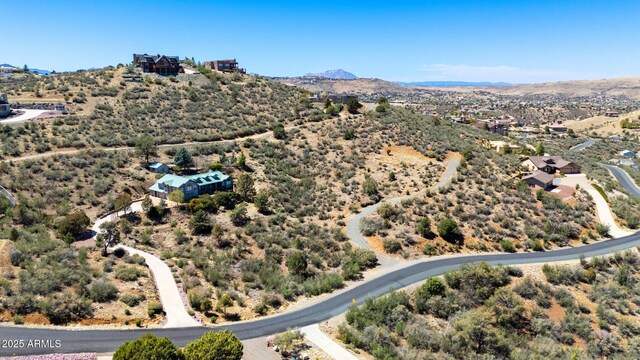 128 N French Dr, Prescott, AZ 86303 - aerial view of a desert landscape and a mountainous background