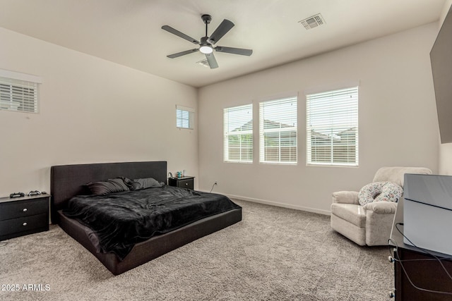 2716 S Chatsworth, Mesa, AZ 85209 - bedroom with carpet floors and a ceiling fan