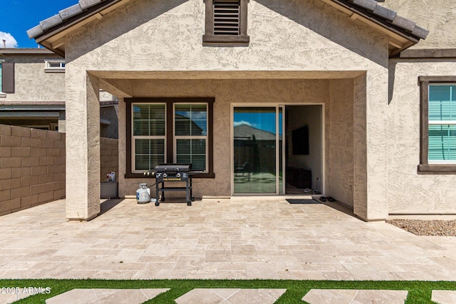2716 S Chatsworth, Mesa, AZ 85209 - rear view of property featuring a patio area and stucco siding