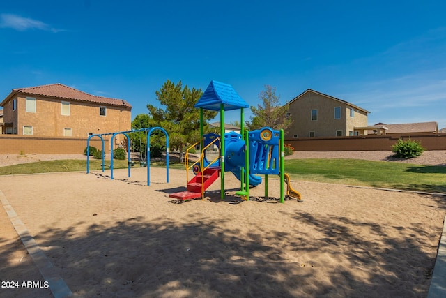 view of play area