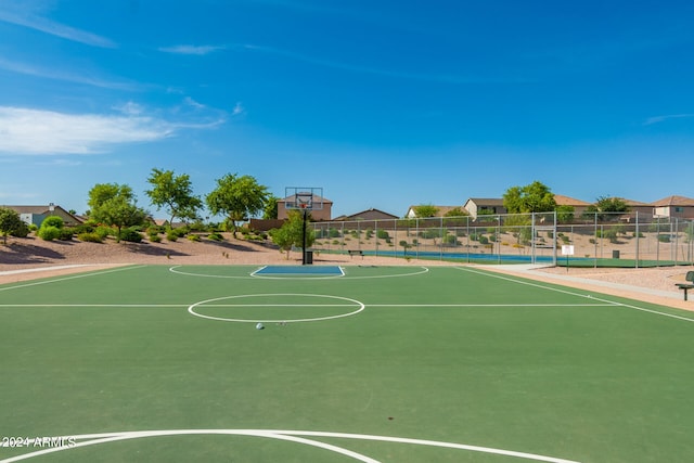 view of sport court