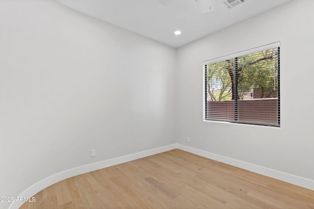 19550 N Grayhawk Dr Unit 1144, Scottsdale, AZ 85255 - empty room featuring light wood finished floors and recessed lighting