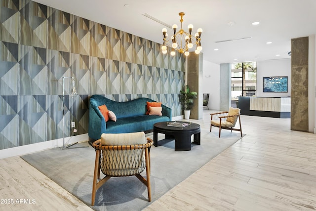 3131 N Central Ave Unit 3009, Phoenix, AZ 85012 - community lobby featuring recessed lighting and floor to ceiling windows