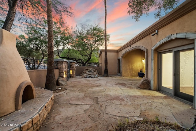 view of patio / terrace with fence