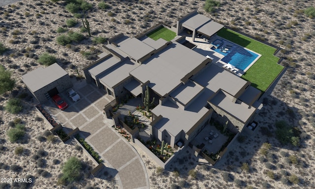 8627 E Whisper Rock Trl Unit 120, Scottsdale, AZ 85266 - view of birds eye view of property