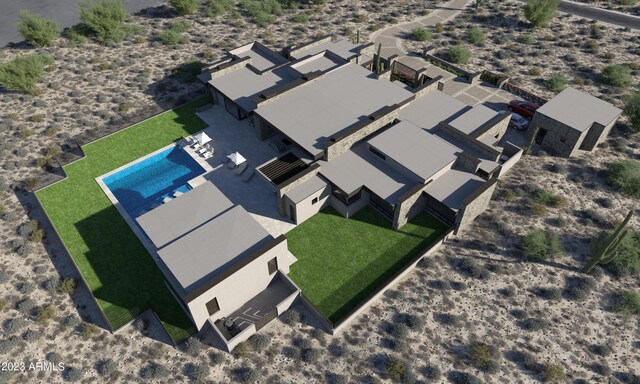 8627 E Whisper Rock Trl Unit 120, Scottsdale, AZ 85266 - view of bird's eye view