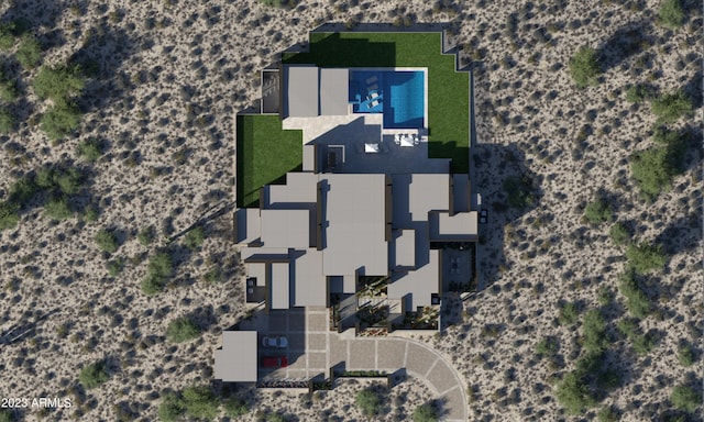 8627 E Whisper Rock Trl Unit 120, Scottsdale, AZ 85266 - view of birds eye view of property