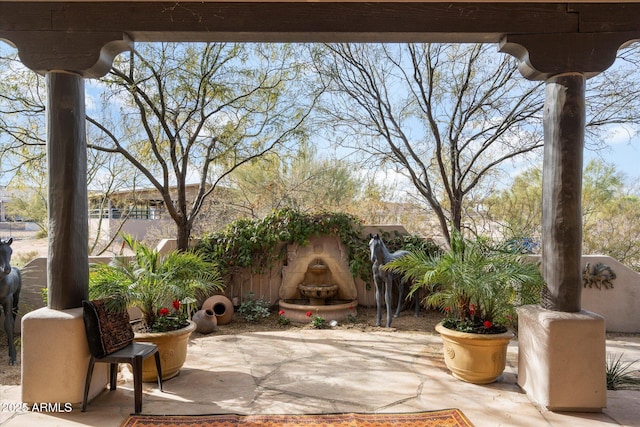 view of patio