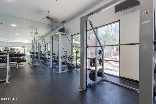 20100 N 78th Pl Unit 2114, Scottsdale, AZ 85255 - gym with plenty of natural light