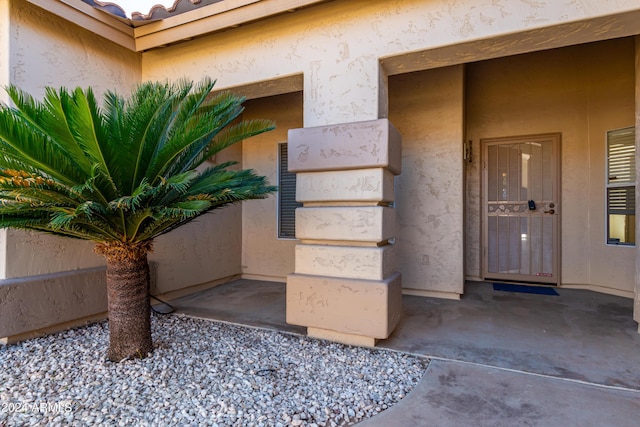 view of entrance to property