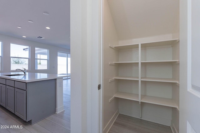 pantry featuring sink