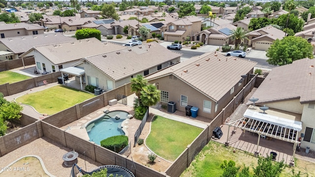 512 W Encinas St, Gilbert, AZ 85233 - aerial view of residential area with a pool
