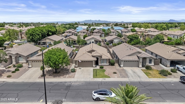 512 W Encinas St, Gilbert, AZ 85233 - aerial perspective of suburban area featuring a mountainous background