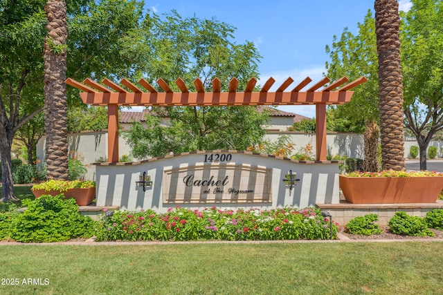 14200 W Village Pkwy Unit 2128, Litchfield Park, AZ 85340 - community sign featuring a yard
