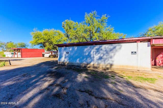 view of outdoor structure