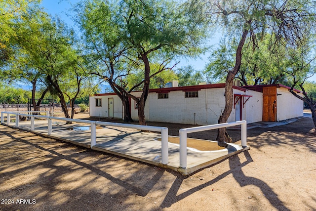 view of front of home