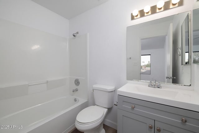 7801 N 44th Dr Unit 1003, Glendale, AZ 85301 - bathroom featuring toilet, vanity, and shower / bath combination