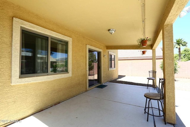 view of patio