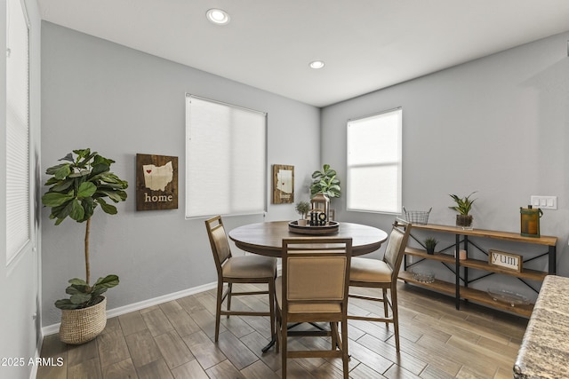 18865 W Mescal St, Surprise, AZ 85388 - dining space with light wood finished floors and recessed lighting