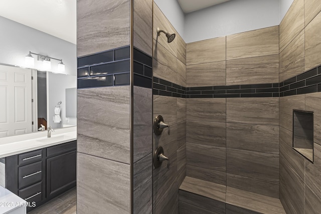 18865 W Mescal St, Surprise, AZ 85388 - full bathroom with vanity and tiled shower