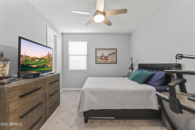 18865 W Mescal St, Surprise, AZ 85388 - carpeted bedroom with a ceiling fan and baseboards