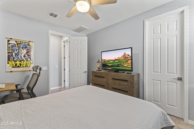 18865 W Mescal St, Surprise, AZ 85388 - bedroom featuring baseboards and a ceiling fan
