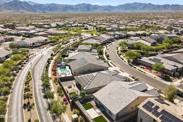 18865 W Mescal St, Surprise, AZ 85388 - aerial view of residential area featuring a mountainous background